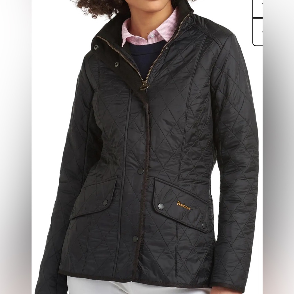 COPY - Barbour cavalry polarquilt womens jacket blk 12 NWT (USA sz 8)